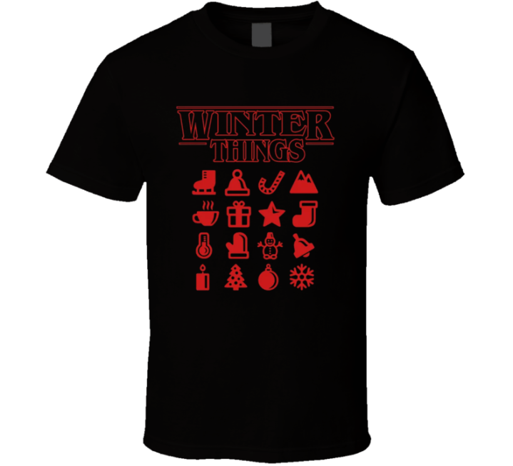 Stranger Winter Things Halloween Christmas Gift T Shirt