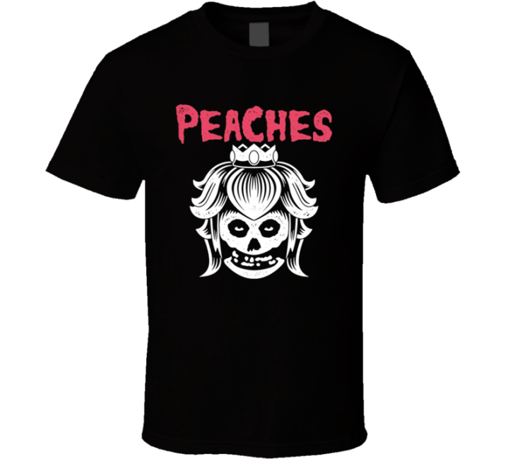 Punk Peaches Halloween Mario Parody T Shirt