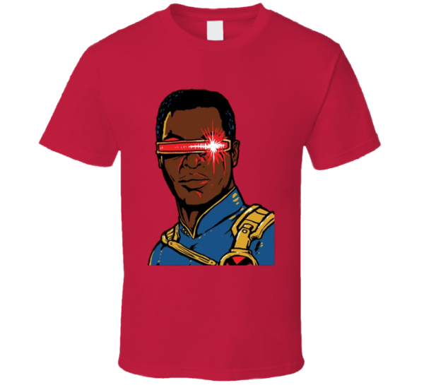 Black Cyclops Star Trek X-men Parody T Shirt