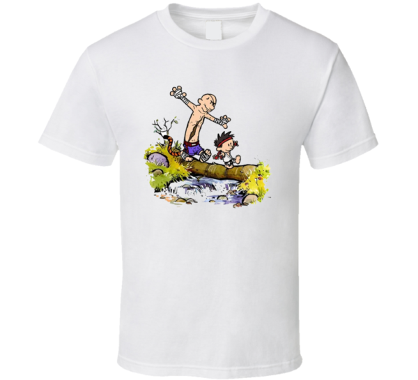 Calvin Hobbes Sagat Ryu Street Fighter Parody T Shirt