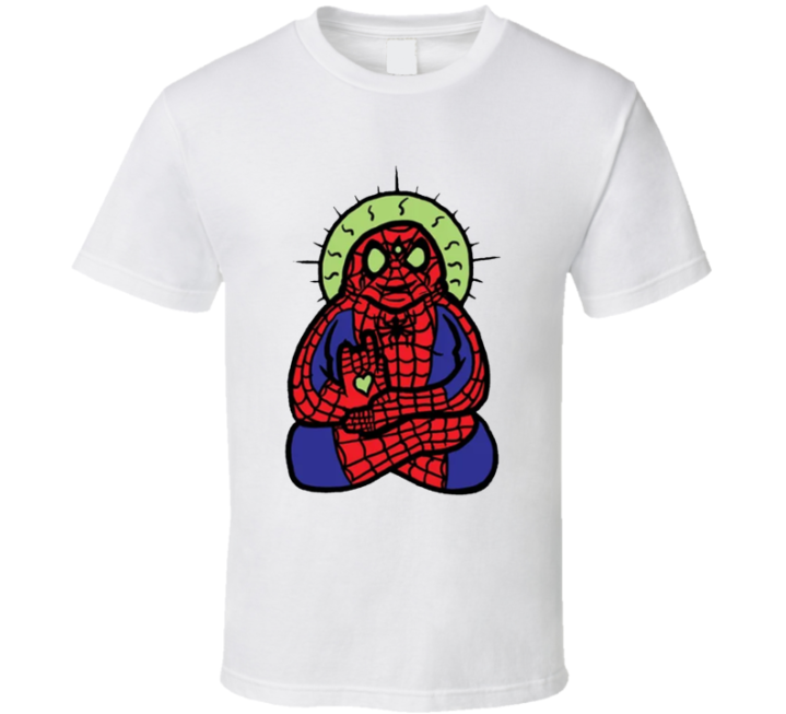 Spirit Animal Spiderman Buddha Parody T Shirt