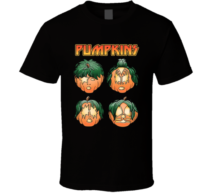 Pumpkins Kiss Halloween Parody Gift T Shirt