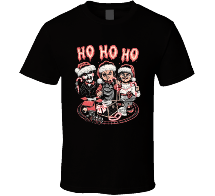 Ho Ho Ho Halloween Christmas Movies Gift T Shirt