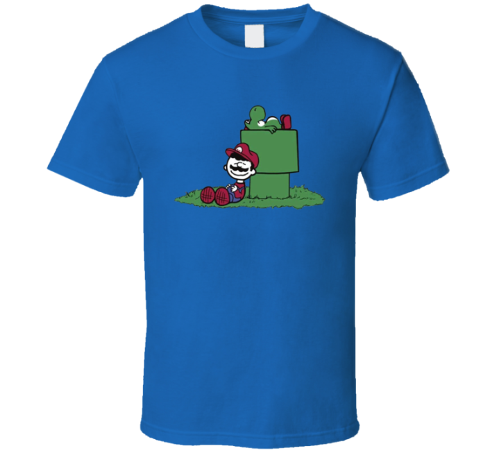 Snoopy Peanuts Super Mario Yoshi Parody Gift T Shirt