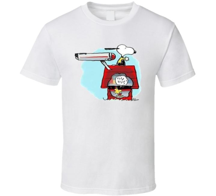 Star Trek Snoopy Peanuts Mashup Parody Gift T Shirt