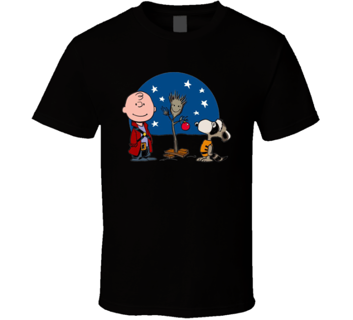 Snoopy Peanuts Guardians Galaxy Groot Halloween T Shirt