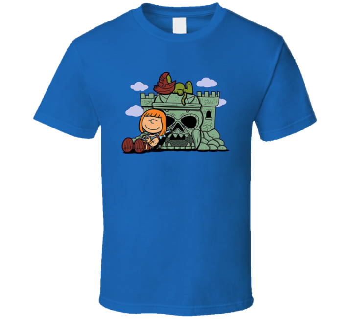 He-man Snoopy Peanuts Mashup Parody T Shirt