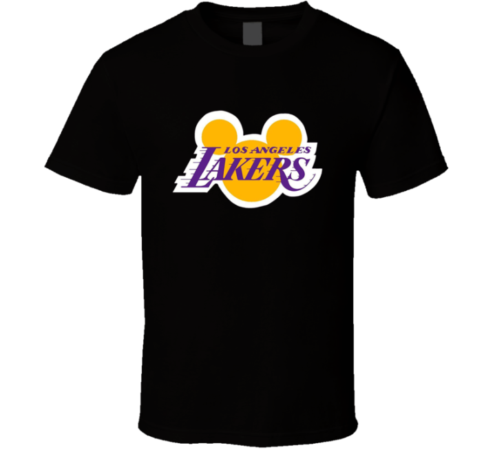 Mickey's Los Angeles Laker's Parody Disney Basketball Gift T