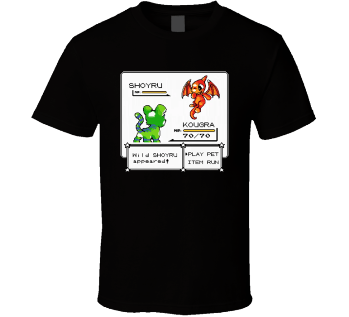 Neopets Pokemon Parody Shoyru Kougra T Shirt