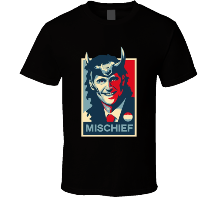 Mischief Loki President Commander In Chief Parody T Shirt