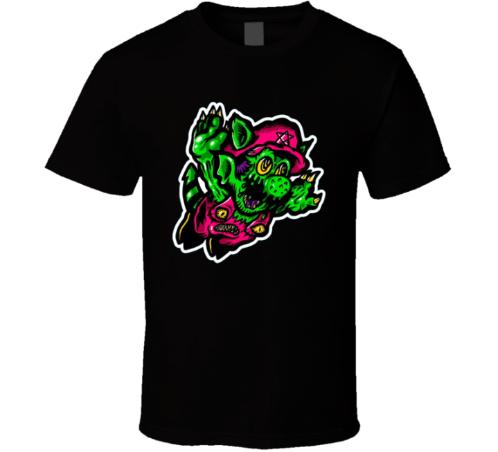 Super Mario Zombie Plumber Halloween Gift T Shirt