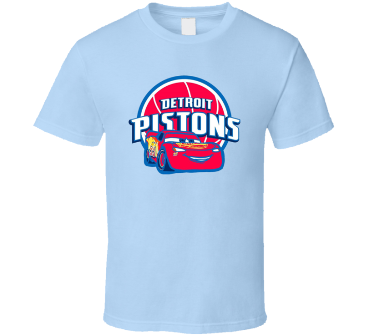 Detroit Pistons Cars Basketball Parody Bootleg T Shirt