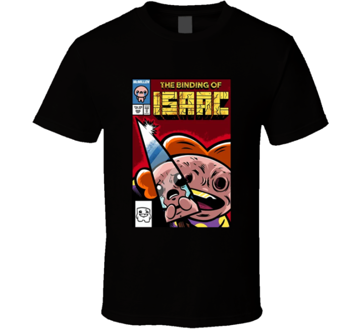 The Binding Of Isaac Halloween Parody Comic T Shirt