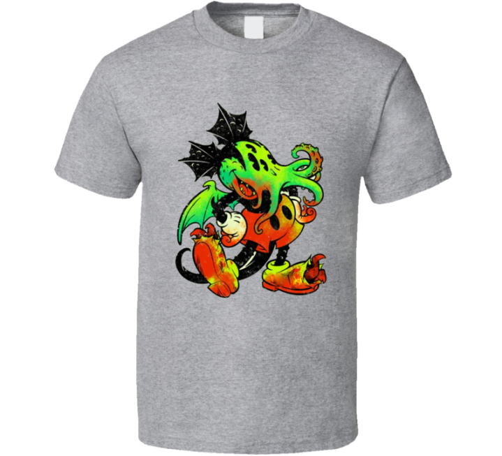 Mickthulhu Mouse Mickey Cthulhu Halloween Parody T Shirt