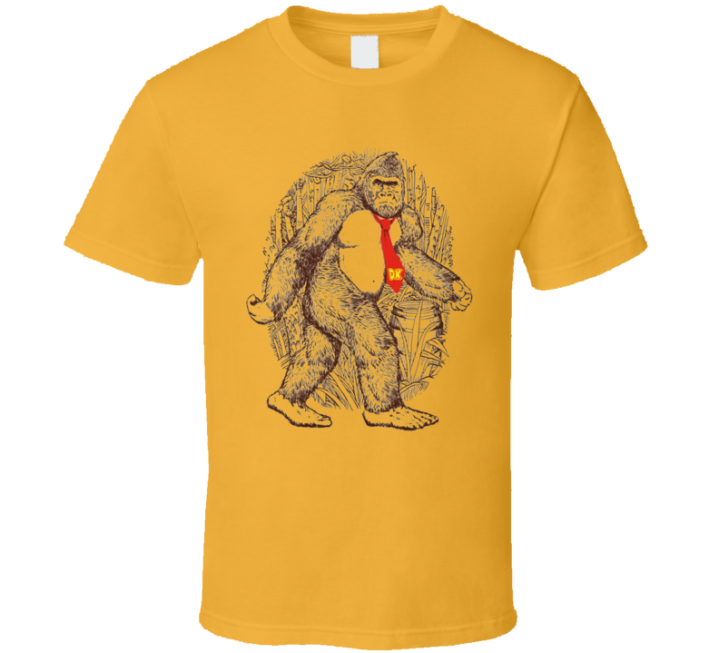 Donkey Kong Sighting Big Foot Mario Halloween Parody T Shirt