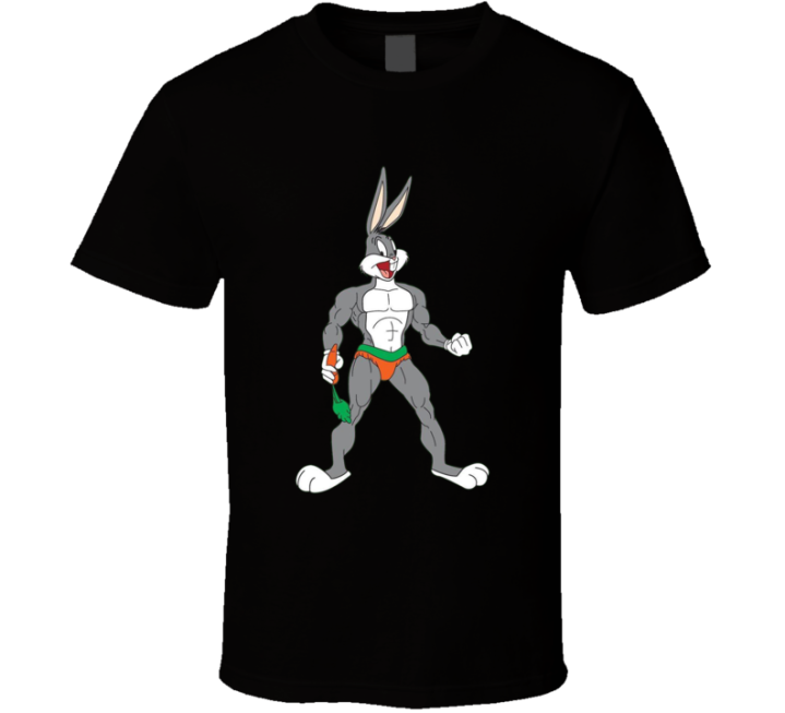 Buff Bugs Bunny Gym Bodybuilder T Shirt