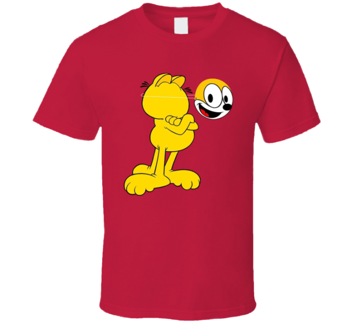 Felix And Garfield Mask Christmas Gift T Shirt