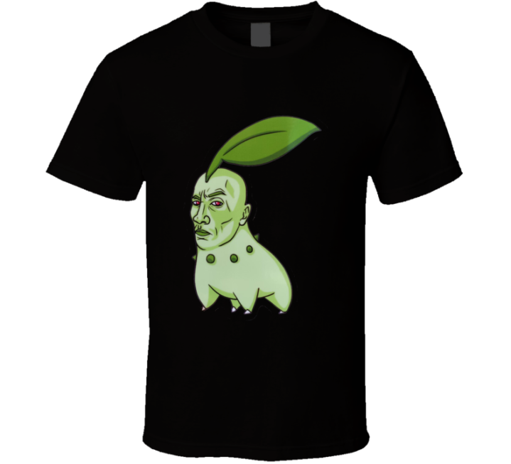 Rockorita Chikorita The Rock Pokemon Parody T Shirt