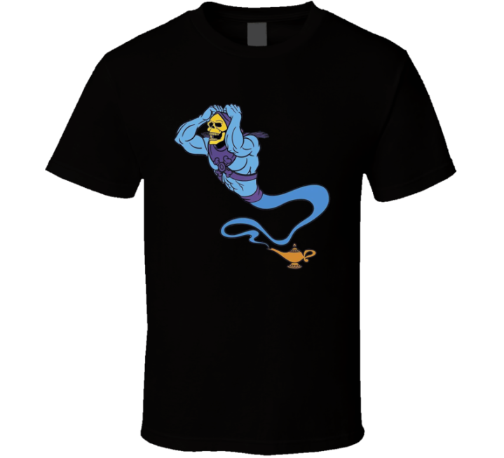 Skeletor Alladin Genie He-man Parody Gift T Shirt