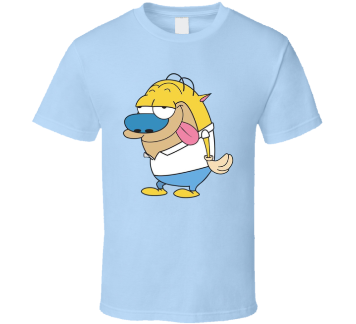 Homer Stimpson Stimpy Simpsons Parody T Shirt