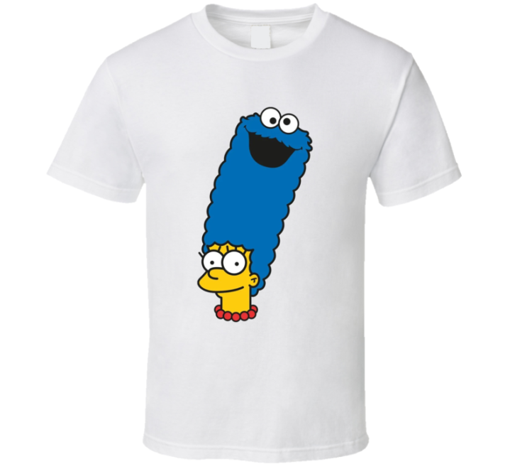 Monster Marge Simpsons Cookie Parody Gift T Shirt