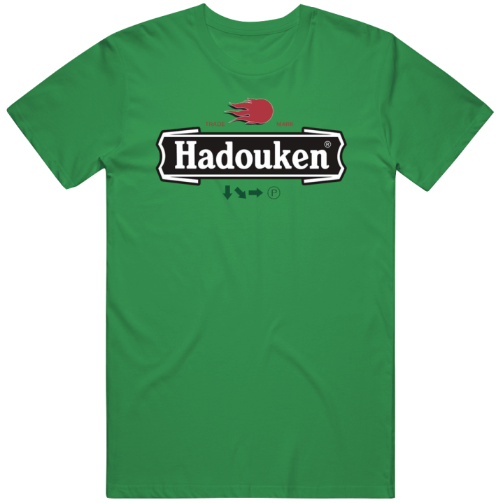 Hadouken Beer Street Fighter Parody T Shirt