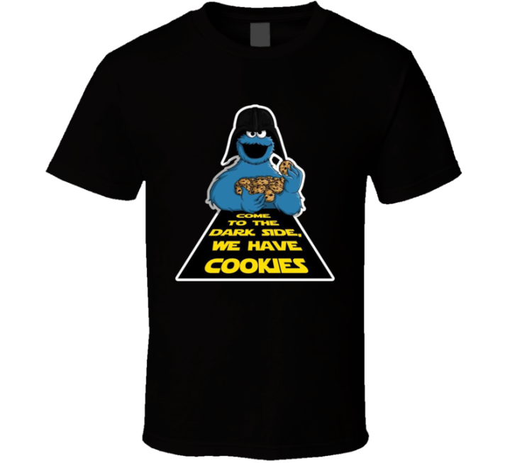 Cookie Monster Come To The Dark Side We Have Cookies Star Wars Parody