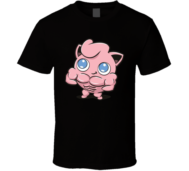 Jiggly Tuff Funny Buff Pokemon Gym Bodybuilding T Shirt