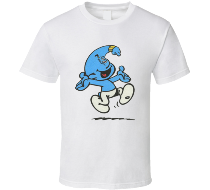 Genie Smurf Alladin Parody Gift T Shirt