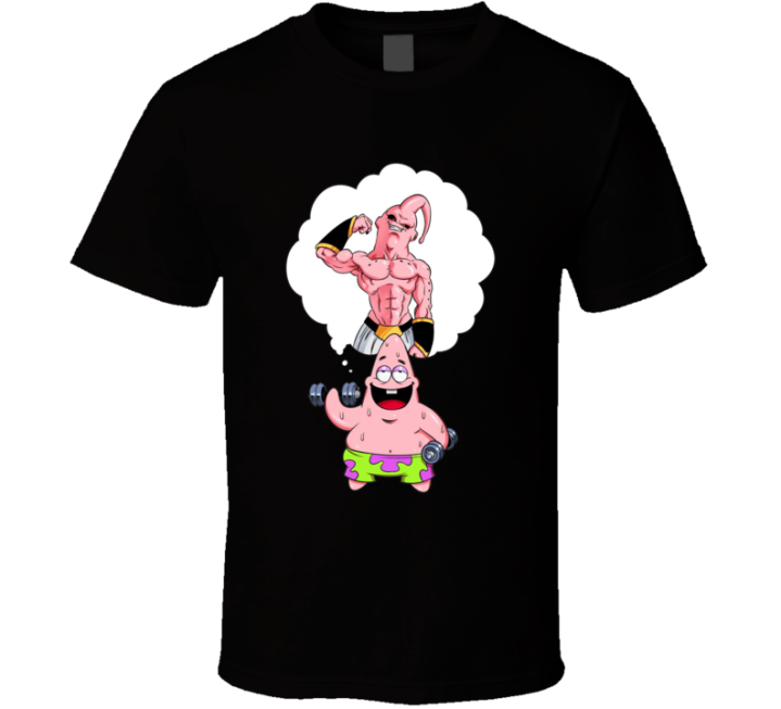 Patrick Star Buu Dragon Ball Z Gym Goals Gains T Shirt