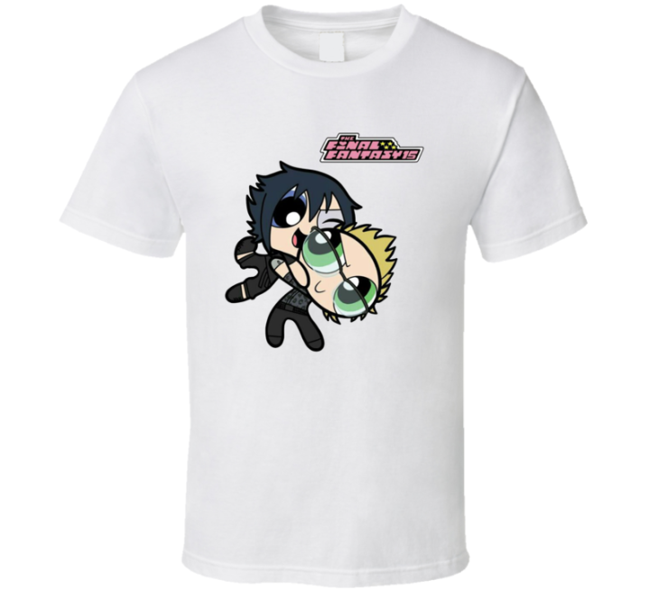 The Final Fantasy 15 Power Puff Girls Parody T Shirt