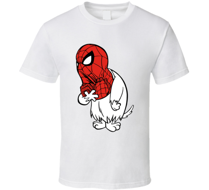 Spidermutt Muttley Spiderman Parody T Shirt