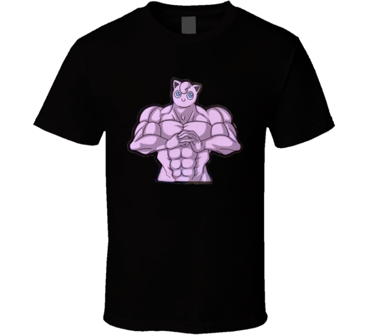 Jigglybuff Buff Jigglypuff Pokemon Gym Parody T Shirt