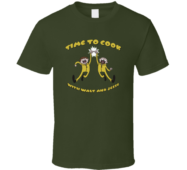 Adventure Time To Cook Breaking Bad Parody T Shirt