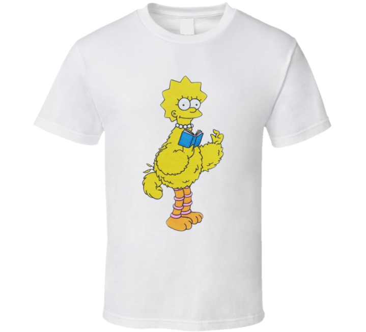 Lisa Big Bird Cursed Fusion Parody T Shirt