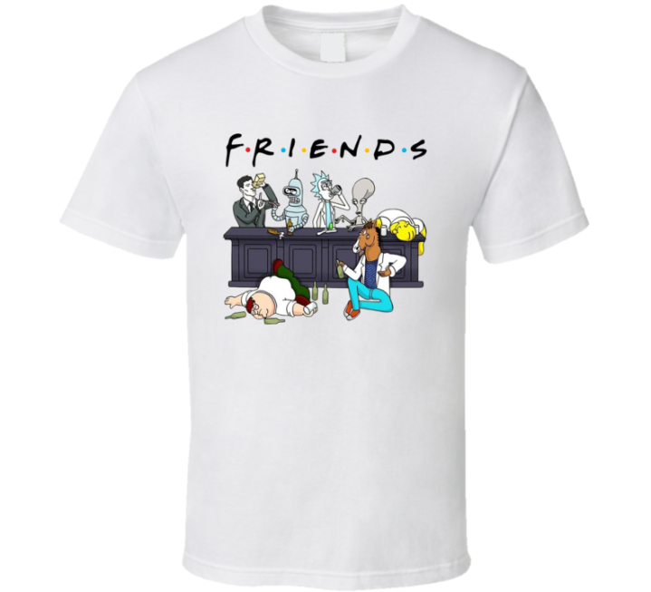 Alcoholic Friends Christmas Gift T Shirt