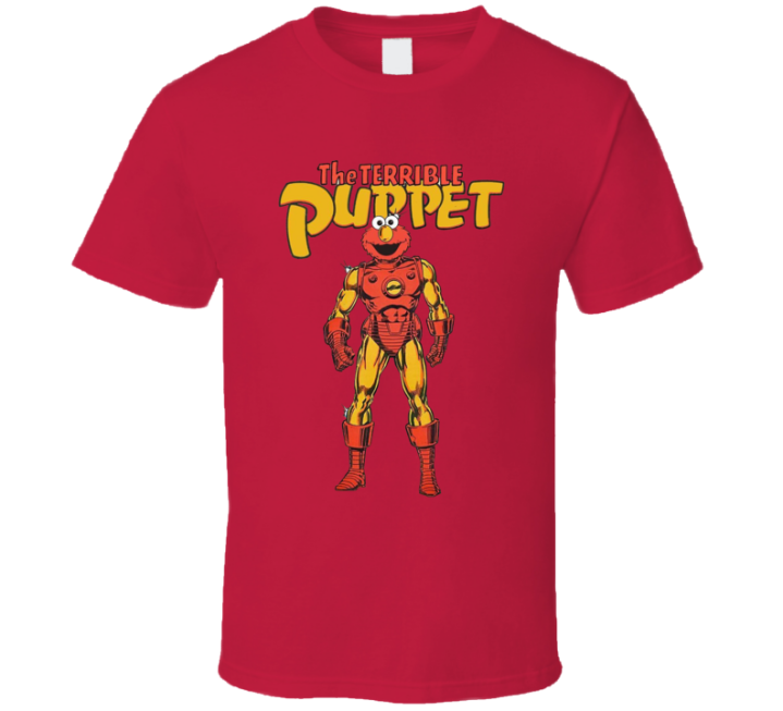 The Terrible Puppet Iron Elmo Man Christmas Gift T Shirt