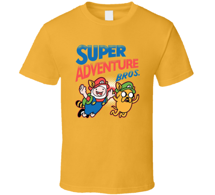 Super Adventure Bros Mario Time Christmas Gift T Shirt