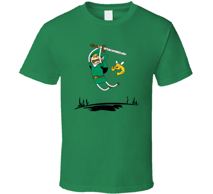 Time To Link For Adventure Zelda Parody T Shirt