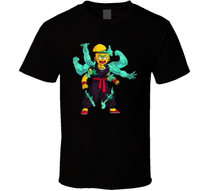 Krillin Rick And Morty Dragon Ball Z Parody T Shirt