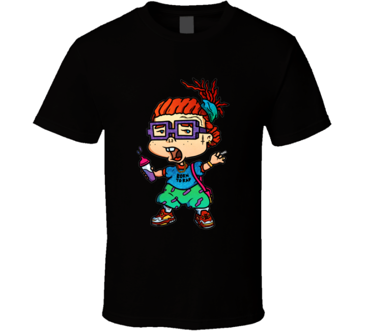 Lil Chuckie Born To Rap Rugrats Parody T Shirt