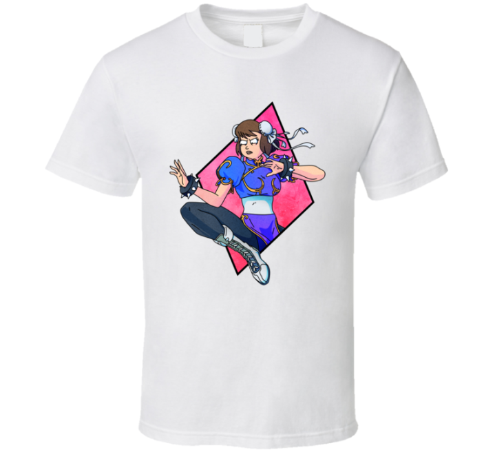 Tammy-li Chun-li Street Fighter Rick Morty Parody T Shirt