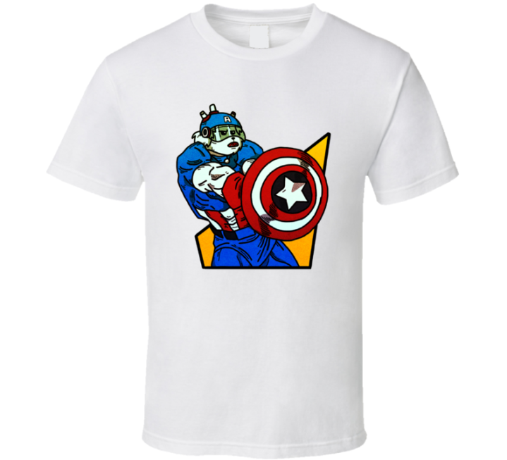 Captain Snuffles Rick Morty America Parody T Shirt