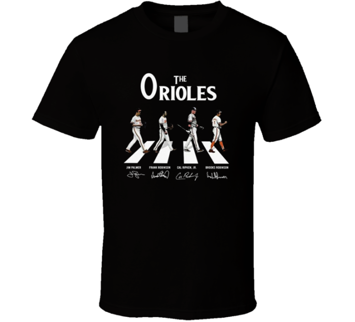 The Orioles Abbey Road Parody T Shirt