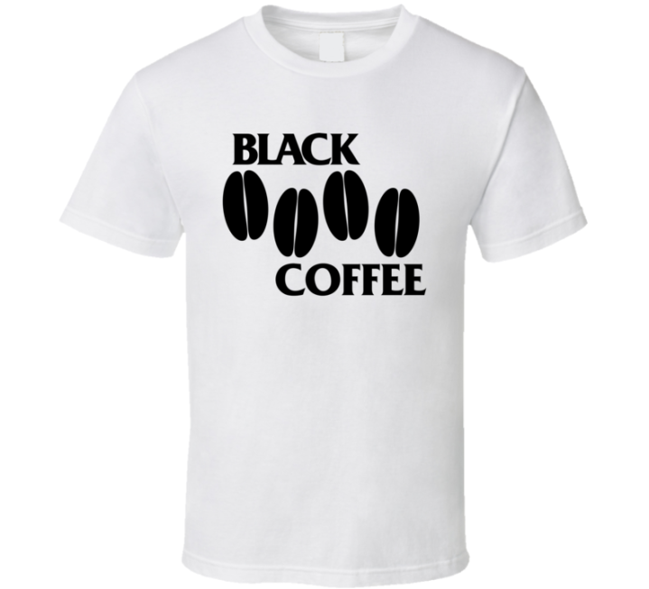 Black Coffee Black Flag Parody T Shirt