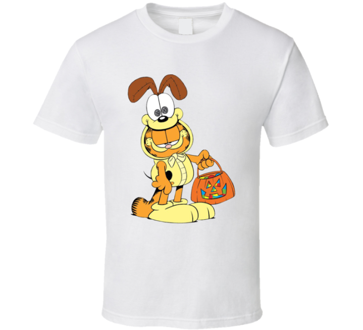 Garfield Halloween Trick Or Treat Odie Costume T Shirt