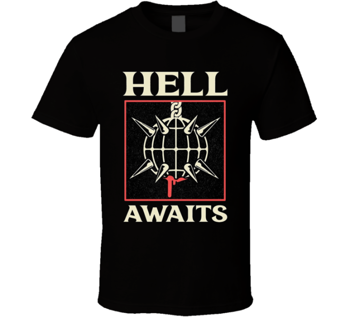 Hell Awaits Disco Ball Rave Party Club T Shirt