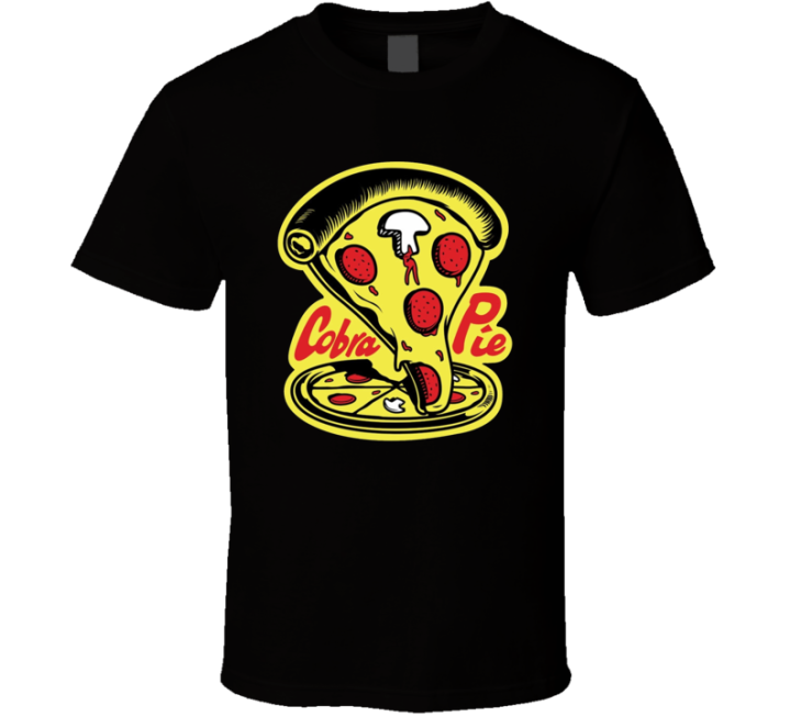 Cobra Pie Cobra Kai Pizza Parody T Shirt