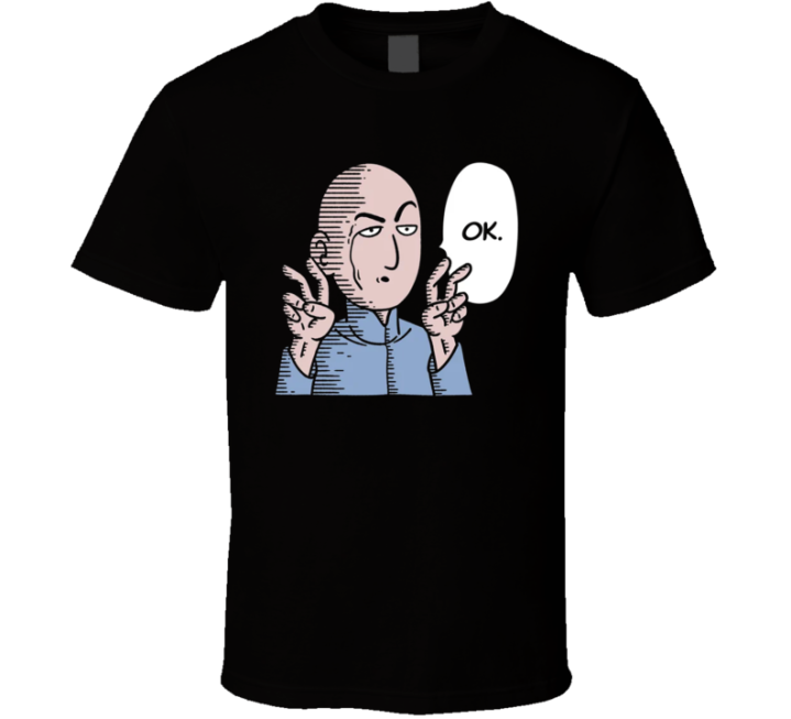 Ok Saitama Dr Evil Austin Powers One Punch Man Parody T Shirt