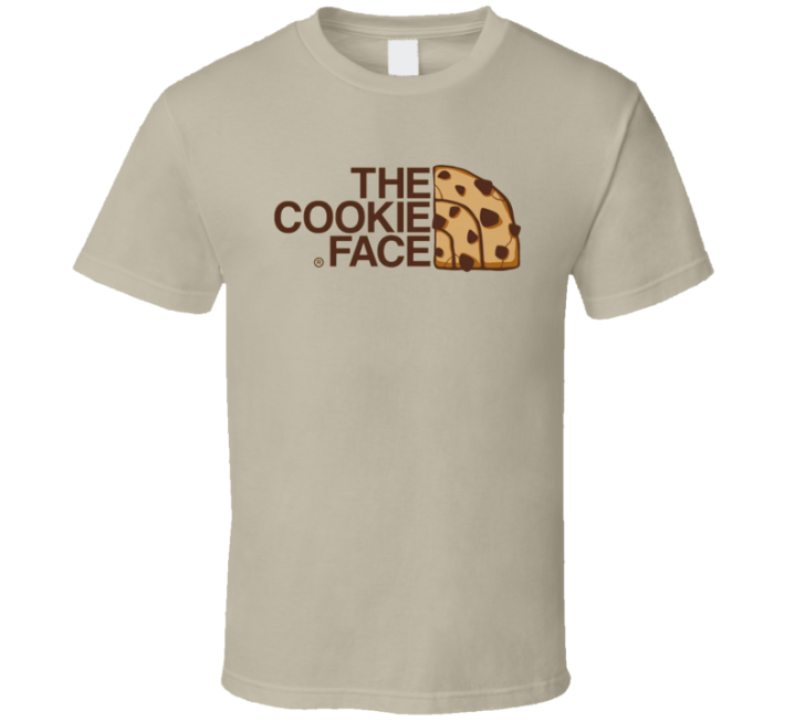 The Cookie Face North Face Parody T Shirt